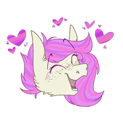 Size: 800x800 | Tagged: safe, artist:molars, imported from derpibooru, oc, oc only, oc:molars, pegasus, doodle, emote, emotes, eyes closed, heart, pegasus oc, simple, simple background, smiling, solo, transparent background