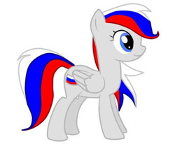 Size: 419x350 | Tagged: safe, artist:ponyalia, imported from ponybooru, oc, oc:marussia, pegasus, pony, nation ponies, ponified, russia, solo