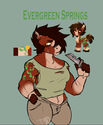 Size: 702x852 | Tagged: safe, artist:tyotheartist1, imported from derpibooru, oc, oc:evergreen springs, anthro, anthro oc, ashes town, male, simple background