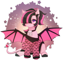 Size: 2223x2112 | Tagged: safe, alternate version, artist:avrameow, imported from derpibooru, part of a set, oc, oc only, bat pony, pony, alternate character, bat pony oc, clothes, commission, oversized clothes, simple background, solo, sweater, transparent background, ych result