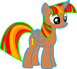Size: 756x678 | Tagged: safe, artist:incredibubbleirishguy, imported from derpibooru, oc, oc only, oc:lincoln kearley, alicorn, pony, alicorn oc, male, number, pony oc, recolor, simple background, solo, transparent background, vector