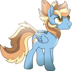 Size: 3848x3797 | Tagged: safe, artist:lincolnbrewsterfan, artist:solixy406, derpibooru exclusive, imported from derpibooru, oc, oc only, oc:cloudbreaker, pegasus, pony, rainbow roadtrip, .svg available, amber eyes, blue, brown hair, brown mane, brown tail, cloud, colored pupils, contrail, cowlick, folded wings, forelock, gift art, hair, highlights, inkscape, looking up, male, mane, movie accurate, multicolored hair, multicolored mane, multicolored tail, orange eyes, orange hair, orange mane, orange tail, pegasus oc, ponysona, rainbow, rainbow streak, shading, simple background, smiling, solo, stallion, striped hair, striped mane, striped tail, svg, tail, transparent background, trotting, vector, welcome, wings, yellow hair, yellow mane, yellow tail