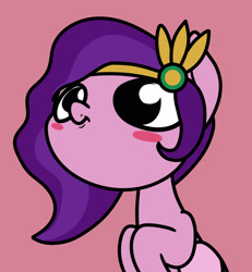 Size: 2048x2221 | Tagged: safe, artist:ewoudcponies, imported from derpibooru, pipp petals, pegasus, pony, female, g5, pink background, simple background, solo