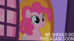 Size: 1920x1080 | Tagged: safe, edit, edited screencap, editor:quoterific, imported from derpibooru, screencap, pinkie pie, earth pony, pony, party of one, solo