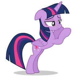 Size: 5000x5000 | Tagged: safe, artist:gypsykumquat, imported from derpibooru, twilight sparkle, alicorn, pony, .svg available, absurd resolution, disappointed, female, inkscape, looking down, show accurate, simple background, solo, standing, transparent background, twilight sparkle (alicorn), upset, vector