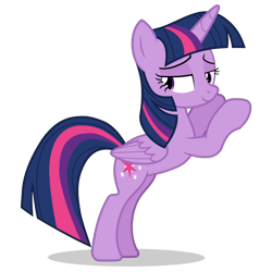 Size: 5000x5000 | Tagged: safe, artist:gypsykumquat, imported from derpibooru, twilight sparkle, alicorn, pony, .svg available, absurd resolution, bedroom eyes, female, inkscape, looking back, seductive, seductive pose, show accurate, simple background, solo, standing, tired, transparent background, twilight sparkle (alicorn), vector