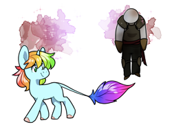Size: 800x600 | Tagged: safe, artist:sinclair2013, imported from derpibooru, oc, oc only, oc:prism, pony, unicorn, dummy, female, leonine tail, levitation, magic, mare, simple background, solo, tail, telekinesis, transparent background