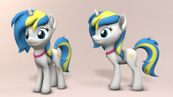 Size: 1920x1080 | Tagged: safe, artist:whiteskypony, imported from derpibooru, oc, pony, unicorn, 3d, female, mare, solo