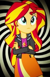 Size: 612x935 | Tagged: safe, imported from derpibooru, sunset shimmer, human, equestria girls, cute, cuteness, female, hypnosis, hypnotic, hypnotized, solo, spiral