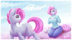 Size: 3840x2160 | Tagged: safe, artist:vandyart, imported from derpibooru, oc, oc only, anthro, brony, fantasy, female, scenery, self paradox, self ponidox, splash art