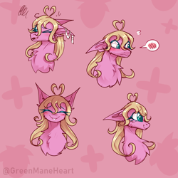 Size: 3500x3500 | Tagged: safe, artist:greenmaneheart, imported from derpibooru, oc, pony, bust, female, mare, portrait, solo