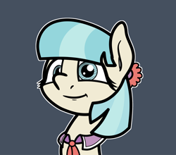 Size: 2048x1802 | Tagged: safe, artist:ewoudcponies, imported from derpibooru, coco pommel, earth pony, pony, bust, female, simple background, solo