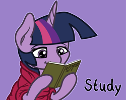 Size: 2048x1622 | Tagged: safe, artist:ewoudcponies, imported from derpibooru, twilight sparkle, pony, book, female, purple background, reading, simple background, solo