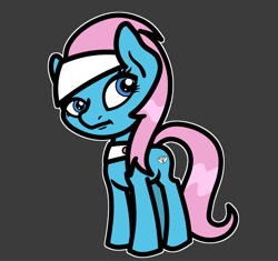 Size: 2048x1926 | Tagged: safe, artist:ewoudcponies, imported from derpibooru, lotus blossom, earth pony, pony, female, gray background, simple background, solo, spa pony