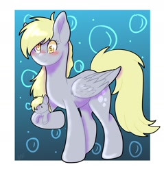 Size: 1894x1984 | Tagged: safe, artist:yourpennypal, imported from derpibooru, derpy hooves, pegasus, pony, female, plushie, solo