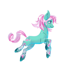 Size: 1200x1200 | Tagged: safe, artist:futuredustfuturerust, imported from derpibooru, minty, earth pony, pony, female, g3, mare, simple background, solo, transparent background, winter minty