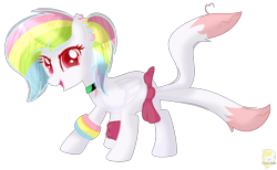 Size: 1586x976 | Tagged: safe, artist:angellightyt, imported from derpibooru, oc, oc only, pegasus, pony, base used, butt tail, ear piercing, female, mare, multicolored hair, multiple tails, pegasus oc, piercing, rainbow hair, simple background, smiling, solo, tail, transparent background