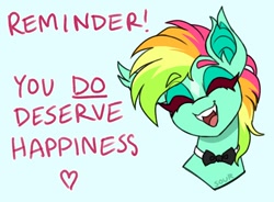 Size: 1360x1000 | Tagged: safe, artist:sickly-sour, imported from derpibooru, oc, oc only, oc:kokomo, bat pony, pony, motivational, positive ponies, solo