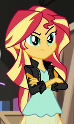 Size: 370x616 | Tagged: safe, imported from derpibooru, screencap, sunset shimmer, human, equestria girls, movie magic, spoiler:eqg specials, cropped, solo