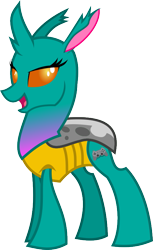Size: 485x793 | Tagged: safe, imported from derpibooru, oc, oc only, oc:dualshock, changedling, changeling, changedling oc, changeling oc, female, playstation 1, simple background, solo, sony, transparent background