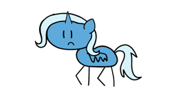 Size: 2124x1200 | Tagged: safe, artist:mystery shore, idw, imported from derpibooru, trixie, alicorn, pony, reflections, spoiler:comic, alicornified, female, in a nutshell, in a nutshell but mirror version, mare, mirror universe, princess of humility, race swap, simple background, solo, stick pony, transparent background, trixiecorn