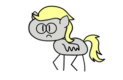 Size: 1824x1200 | Tagged: safe, artist:mystery shore, idw, imported from derpibooru, derpy hooves, pegasus, pony, reflections, spoiler:comic, bright eyes (mirror universe), female, glasses, in a nutshell, in a nutshell but mirror version, mare, mirror universe, simple background, solo, stick pony, transparent background