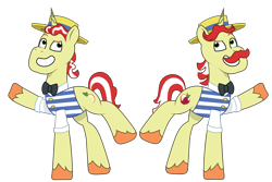 Size: 1800x1200 | Tagged: safe, artist:prixy05, imported from derpibooru, flam, flim, pony, unicorn, brothers, duo, flim flam brothers, g4, g4 to g5, g5, generation leap, male, my little pony: tell your tale, siblings, simple background, stallion, transparent background, vector