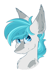 Size: 758x1054 | Tagged: safe, artist:ezzerie, imported from derpibooru, oc, oc only, oc:skyscraper, pegasus, bust, ear fluff, freckles, pegasus oc, portrait, raffle prize, simple background, solo, transparent background