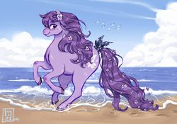 Size: 2388x1668 | Tagged: safe, artist:nightprince-art, imported from derpibooru, blossom, earth pony, pony, g1, solo