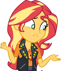 Size: 3000x3493 | Tagged: safe, artist:cloudy glow, imported from derpibooru, sunset shimmer, human, equestria girls, equestria girls series, forgotten friendship, .ai available, clothes, female, geode of empathy, magical geodes, simple background, smiling, solo, transparent background, vector