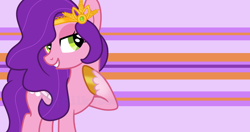 Size: 4096x2160 | Tagged: safe, alternate version, artist:milkyboo898, imported from derpibooru, pipp petals, pegasus, pony, g5, solo, wallpaper
