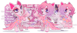 Size: 2307x1016 | Tagged: safe, artist:koribooo, imported from derpibooru, oc, oc only, pony, bald, bust, eyelashes, female, makeup, mare, rearing, smiling