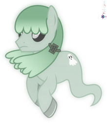 Size: 4000x4564 | Tagged: safe, artist:melisareb, imported from derpibooru, part of a set, ghost, ghost pony, pony, undead, .svg available, absurd resolution, alphabet lore, clothes, crossover, floating, glowing, glowing eyes, h, male, ponified, shoes, simple background, solo, species swap, transparent background, vector, windswept mane