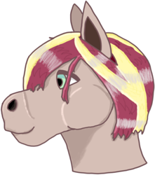 Size: 413x467 | Tagged: safe, artist:ncpilot, imported from derpibooru, oc, oc only, oc:brown betty, earth pony, pony, bust, doodle, earth pony oc, portrait, profile, simple background, solo, white background