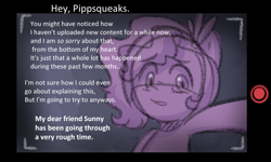 Size: 1138x682 | Tagged: safe, anonymous artist, imported from derpibooru, pipp petals, pegasus, pony, series:anorexic sunny, anorexia, female, g5, hey pippsqueaks, implied sunny starscout, livestream, mare, phone