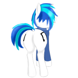 Size: 2000x2000 | Tagged: safe, dj pon-3, vinyl scratch, unicorn, background removed, both cutie marks, clothes, female, high res, mare, older, short tail, solo