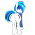 Size: 2000x2000 | Tagged: safe, artist:squishment, dj pon-3, vinyl scratch, unicorn, background removed, both cutie marks, clothes, female, high res, mare, older, short tail, solo