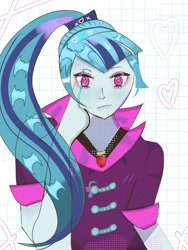 Size: 1536x2048 | Tagged: safe, artist:6lucrd, imported from derpibooru, sonata dusk, human, equestria girls, female, solo