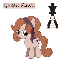 Size: 676x676 | Tagged: safe, artist:cdv, derpibooru exclusive, imported from derpibooru, oc, oc only, oc:queen pawn, earth pony, pony, unicorn, female, filly, foal, reference sheet, simple background, solo, white background