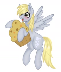 Size: 1307x1535 | Tagged: safe, artist:dessyhastwt, imported from derpibooru, derpy hooves, pegasus, pony, female, food, muffin, simple background, solo, white background