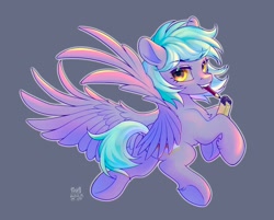 Size: 2048x1650 | Tagged: safe, artist:luanshanhun, imported from derpibooru, oc, oc only, oc:cloud cover, pegasus, pony, female, notepad, pegasus oc, simple background