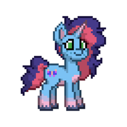 Size: 1000x1000 | Tagged: safe, alternate version, imported from derpibooru, pony, unicorn, pony town, g5, misty brightdawn, simple background, solo, transparent background