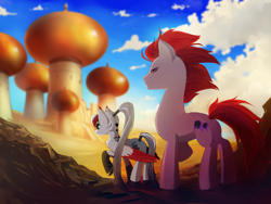 Size: 1500x1125 | Tagged: safe, artist:skyeypony, imported from derpibooru, oc, oc only, earth pony, pegasus, pony