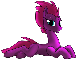 Size: 4131x3197 | Tagged: safe, artist:dacaoo, imported from derpibooru, tempest shadow, pony, unicorn, latex, living clothes, living suit, simple background, solo, transparent background