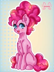 Size: 768x1024 | Tagged: safe, artist:niveria25, imported from derpibooru, pinkie pie, earth pony, pony, female, mare, solo