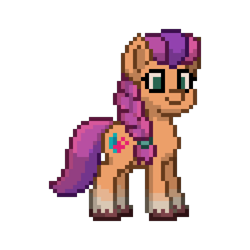 Size: 1000x1000 | Tagged: safe, imported from derpibooru, sunny starscout, earth pony, pony, pony town, g5, simple background, smiling, solo, transparent background