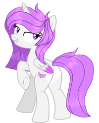 Size: 1280x1602 | Tagged: artist needed, safe, imported from derpibooru, oc, oc only, alicorn, pony, base used, butt, female, heart, heart butt, heart butt marking, heart mark, looking back, mare, plot, sexy, simple background, solo, transparent background, vector