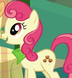 Size: 670x724 | Tagged: safe, imported from derpibooru, screencap, apple bumpkin, earth pony, pony, friendship is magic, apple family member, background character, background pony, cropped, female, mare, solo focus