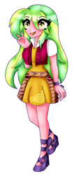 Size: 1472x3487 | Tagged: safe, artist:dazzlingmimi, imported from derpibooru, lemon zest, human, equestria girls, friendship games, breasts, busty lemon zest, cute, missing accessory, open mouth, school spirit, simple background, transparent background, zestabetes