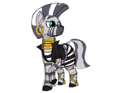 Size: 4098x3072 | Tagged: safe, anonymous artist, imported from derpibooru, zecora, pony, zebra, ear piercing, earpiece, earring, female, image, jewelry, mare, neck rings, piercing, png, simple background, solo, white background